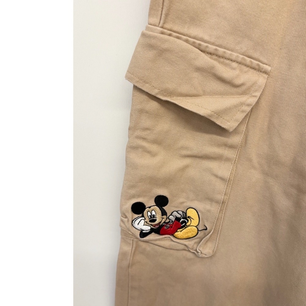 Streetwear Cargo Balloon Joggers Disney Mouse PrettyLittleThing Women M Tan